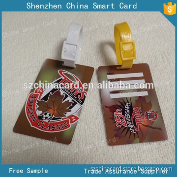 pvc punched hole plastic invitation card